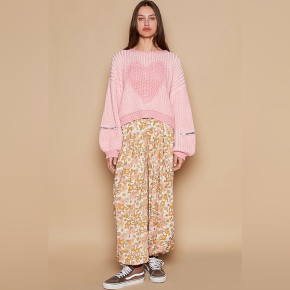 POL Pink Heart Sweater - Picture 3 of 5